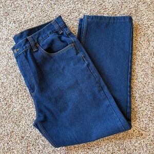 Hard Slog by Thomas Cook Jeans 38x32 (Fits 38x28) Straight Leg Cotton Poly EUC